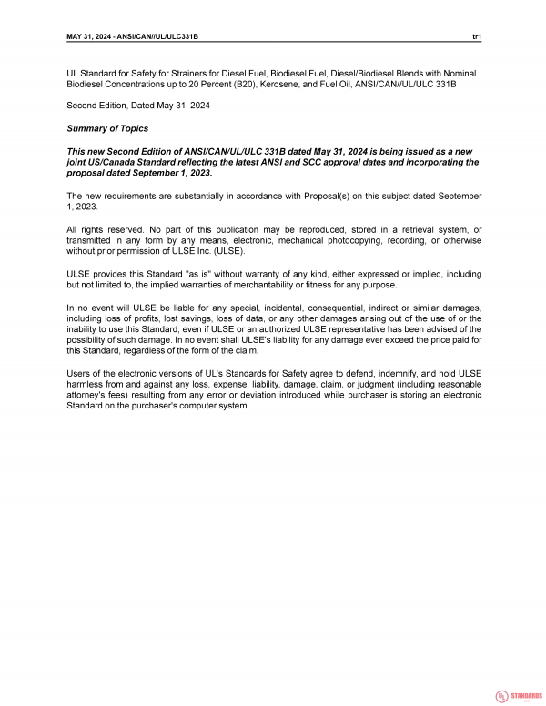 UL 331B PDF
